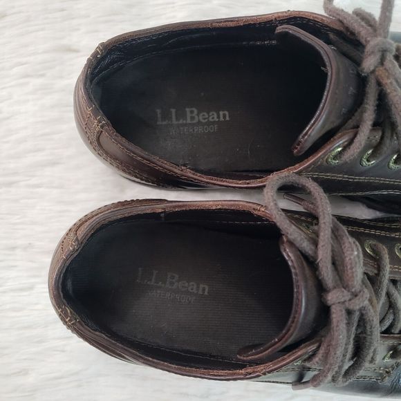 L.L. Bean Tek 2.5 Shoes Men\'s Sz 7 Brown Leather Oxford / Work Lace Up Low Top main image 7